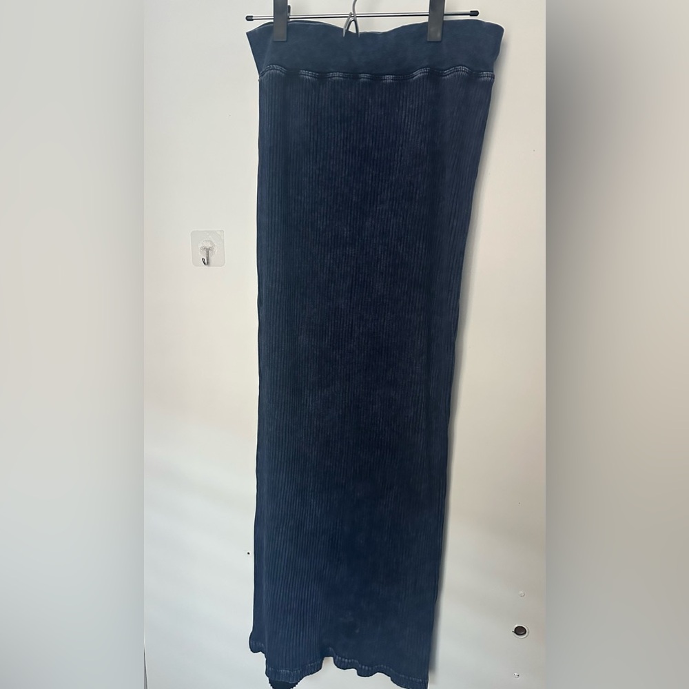 Hard Tail dark denim wash Maxi Skirt
